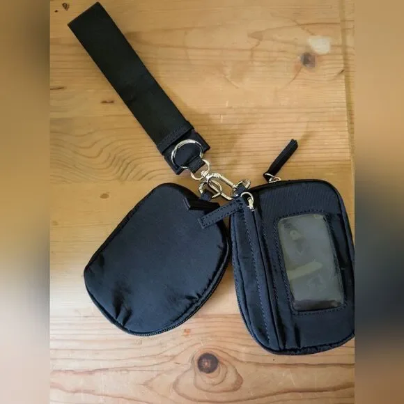 Minimalist Black Wristlet Wallet BNNU - Picture 1 of 3